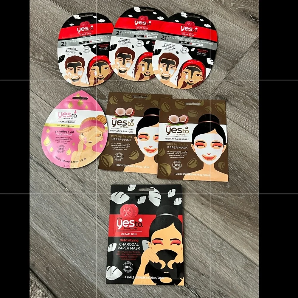 Say yes to tomatoes Mask lot of 7 NEW